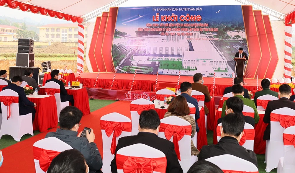 Quang cảnh Lễ khởi công.