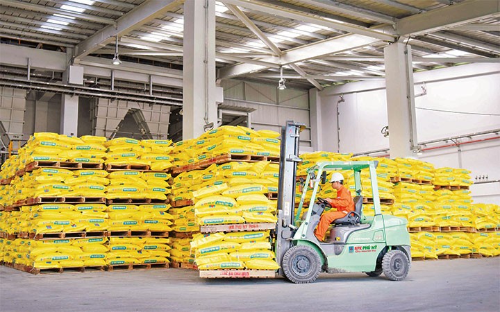 Sản phẩm NPK Phú Mỹ của PVFCCo trước khi đưa ra thị trường. Sản phẩm NPK Phú Mỹ của PVFCCo trước khi đưa ra thị trường.