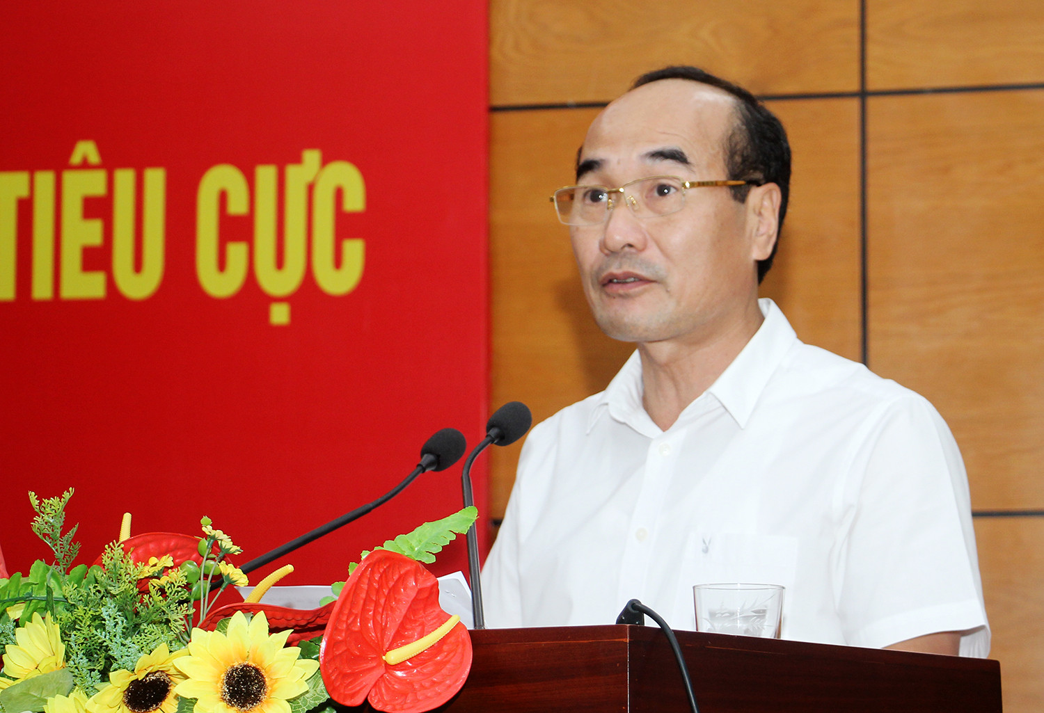 Phó Bí thư Thường trực Tỉnh ủy Vũ Xuân Cường quán triệt yêu cầu công tác phòng, chống tham nhũng, tiêu cực trên địa bàn tỉnh thời gian tới.