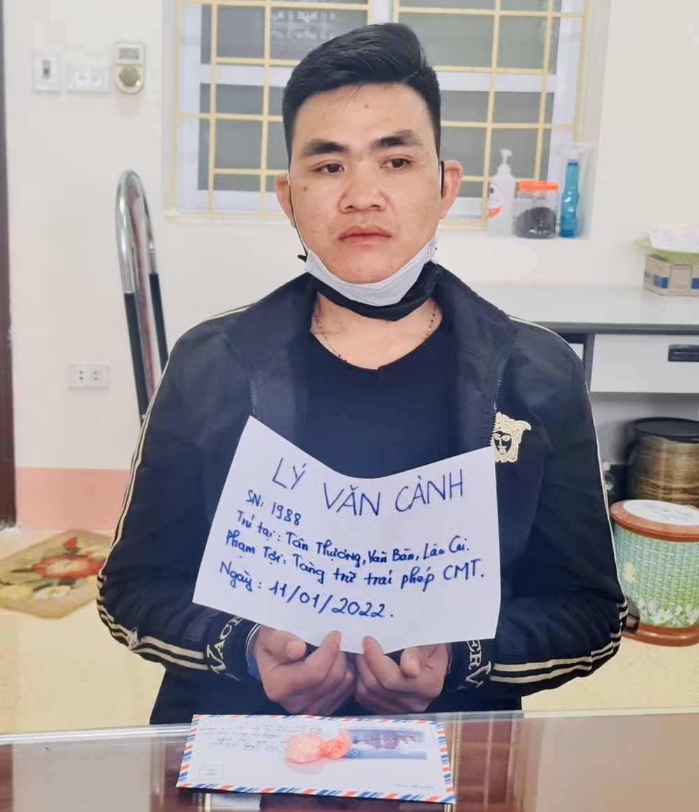Đối tượng Lý Văn Cành.