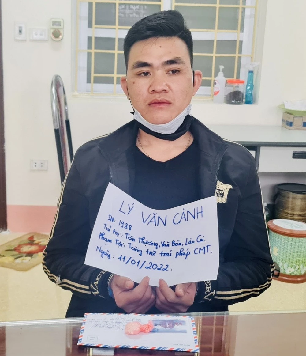 Đối tượng Lý Văn Cành.