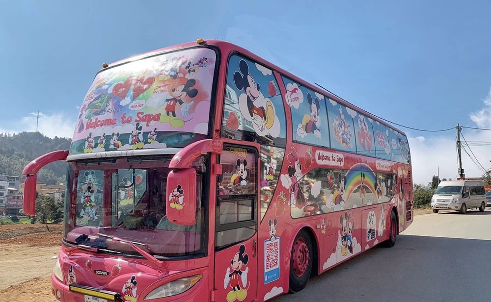 Hãng xe Inter Bus Lines chuyên vận chuyển khách du lịch tuyến Hà Nội - Sa Pa.