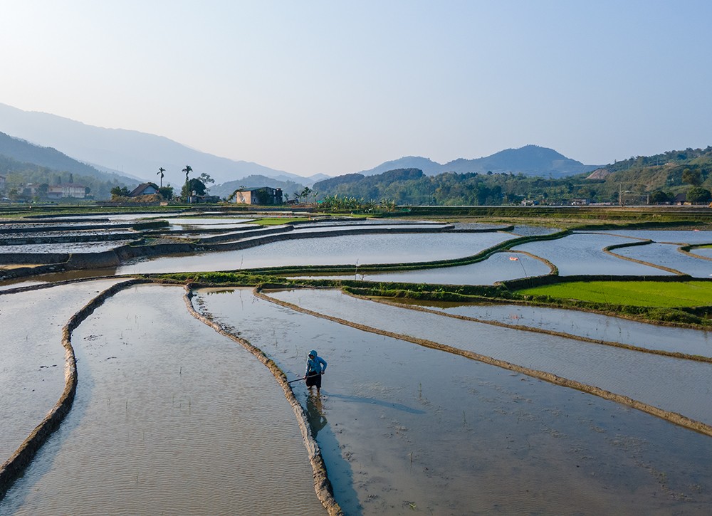 Hợp Thành mùa nước đổ: Bức bích họa của thành phố Lào Cai ảnh 5 Hợp Thành mùa nước đổ: Bức bích họa của thành phố Lào Cai ảnh 5