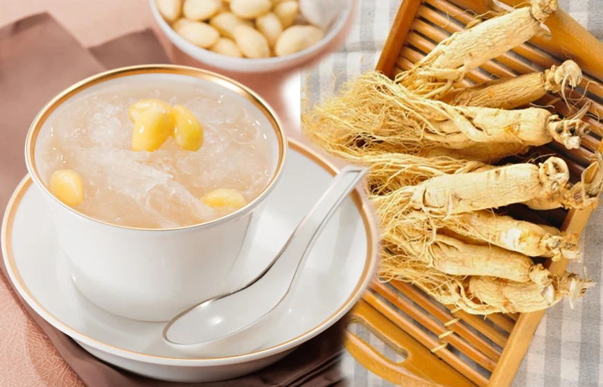Yến chưng sẵn nhân sâm - sự kết hợp tuyệt vời của 2 nguyên liệu quý hiếm.