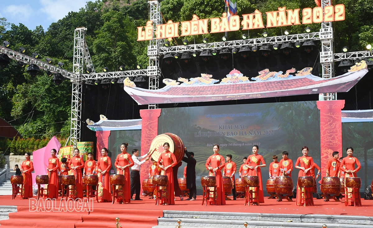 Khai mạc Lễ hội đền Bảo Hà năm 2022 ảnh 5
