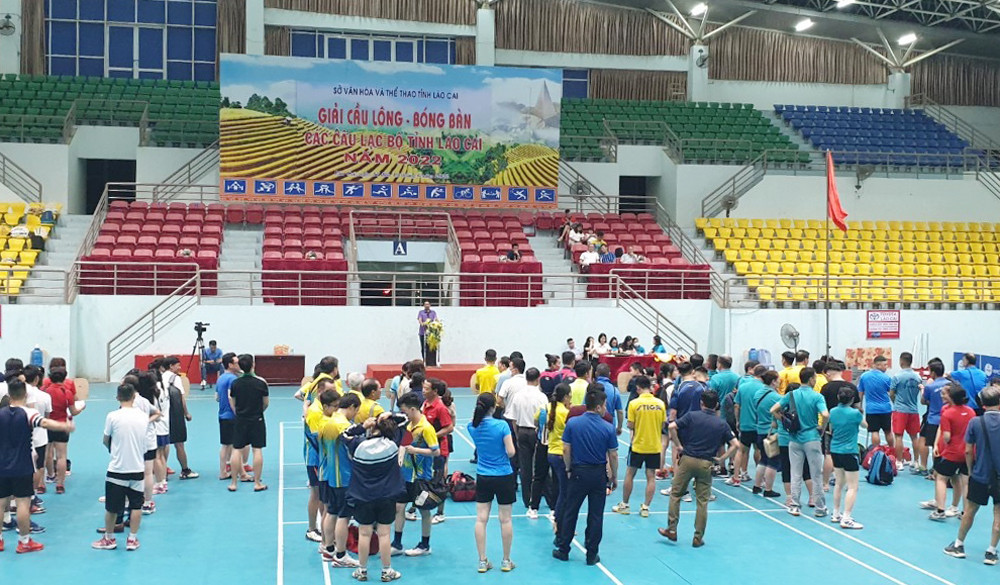 Quang cảnh lễ khai mạc.