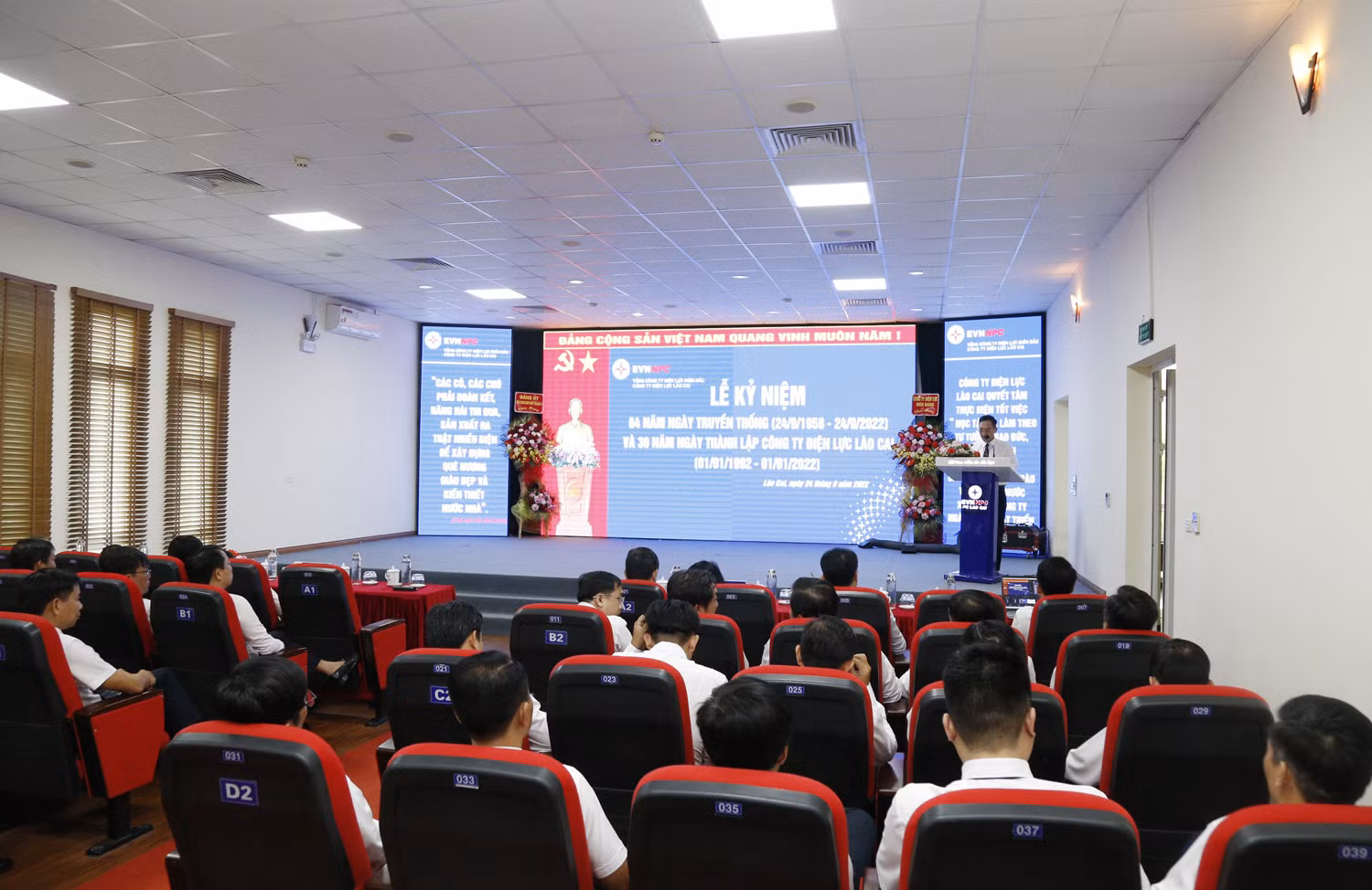 Quang cảnh lễ kỷ niệm.