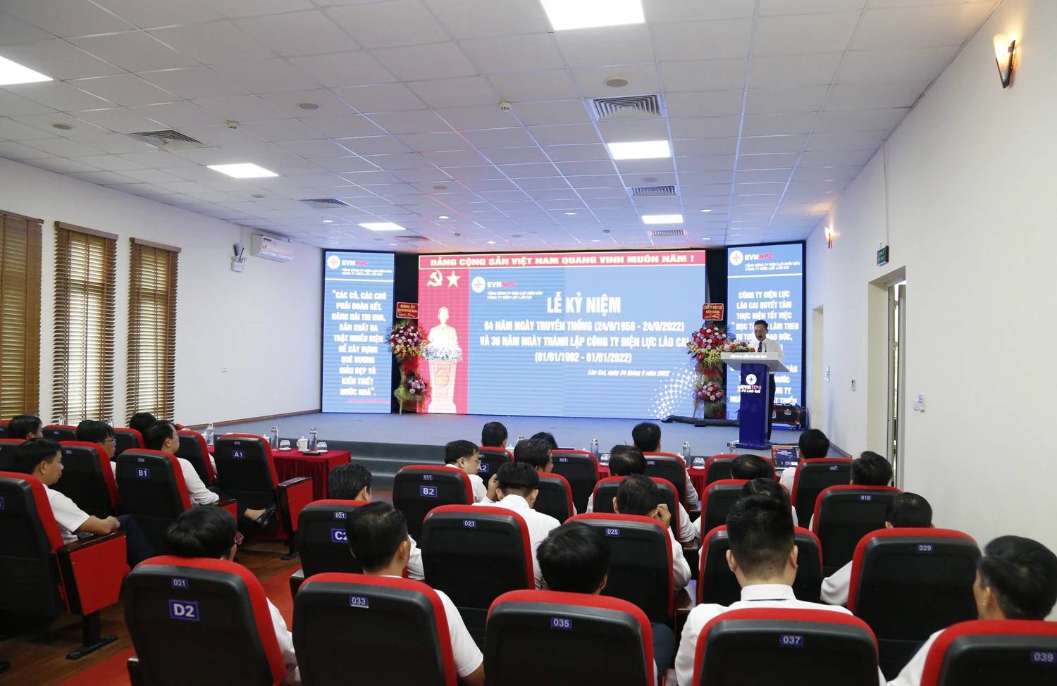 Quang cảnh lễ kỷ niệm.