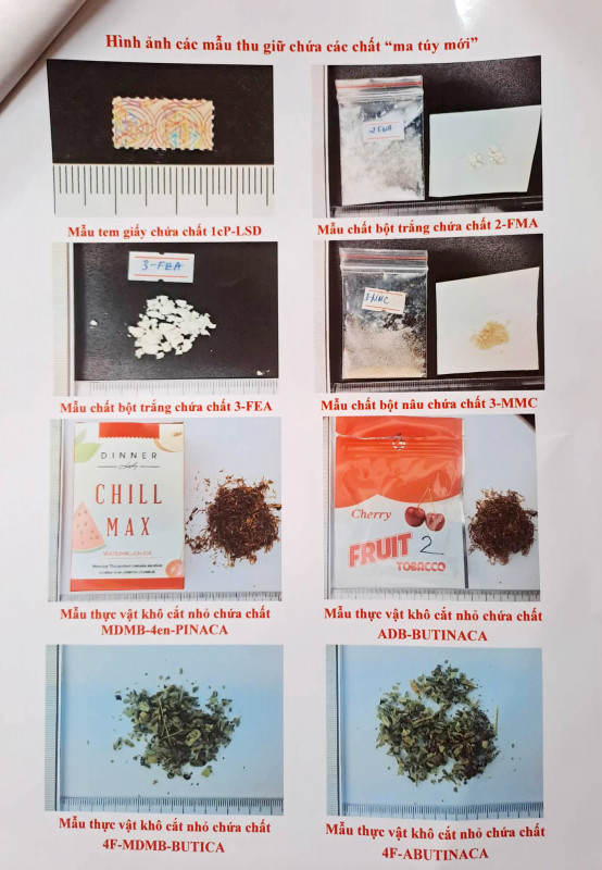 Một số chất ma túy mới được thêm vào danh mục kiểm soát. Một số chất ma túy mới được thêm vào danh mục kiểm soát.