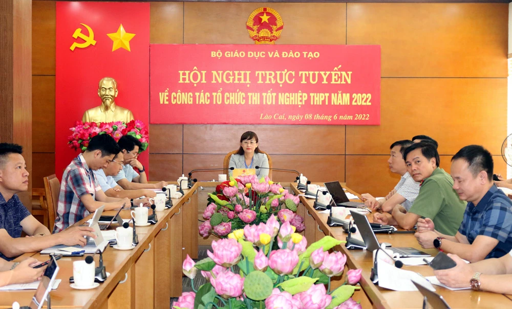 Quang cảnh hội nghị tại điểm cầu tỉnh Lào Cai. Quang cảnh hội nghị tại điểm cầu tỉnh Lào Cai.