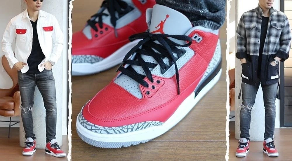 Bạn có thể phối giày Nike Air Jordan 3 với nhiều kiểu quần jeans khác nhau để trở nên cá tính và nổi bật