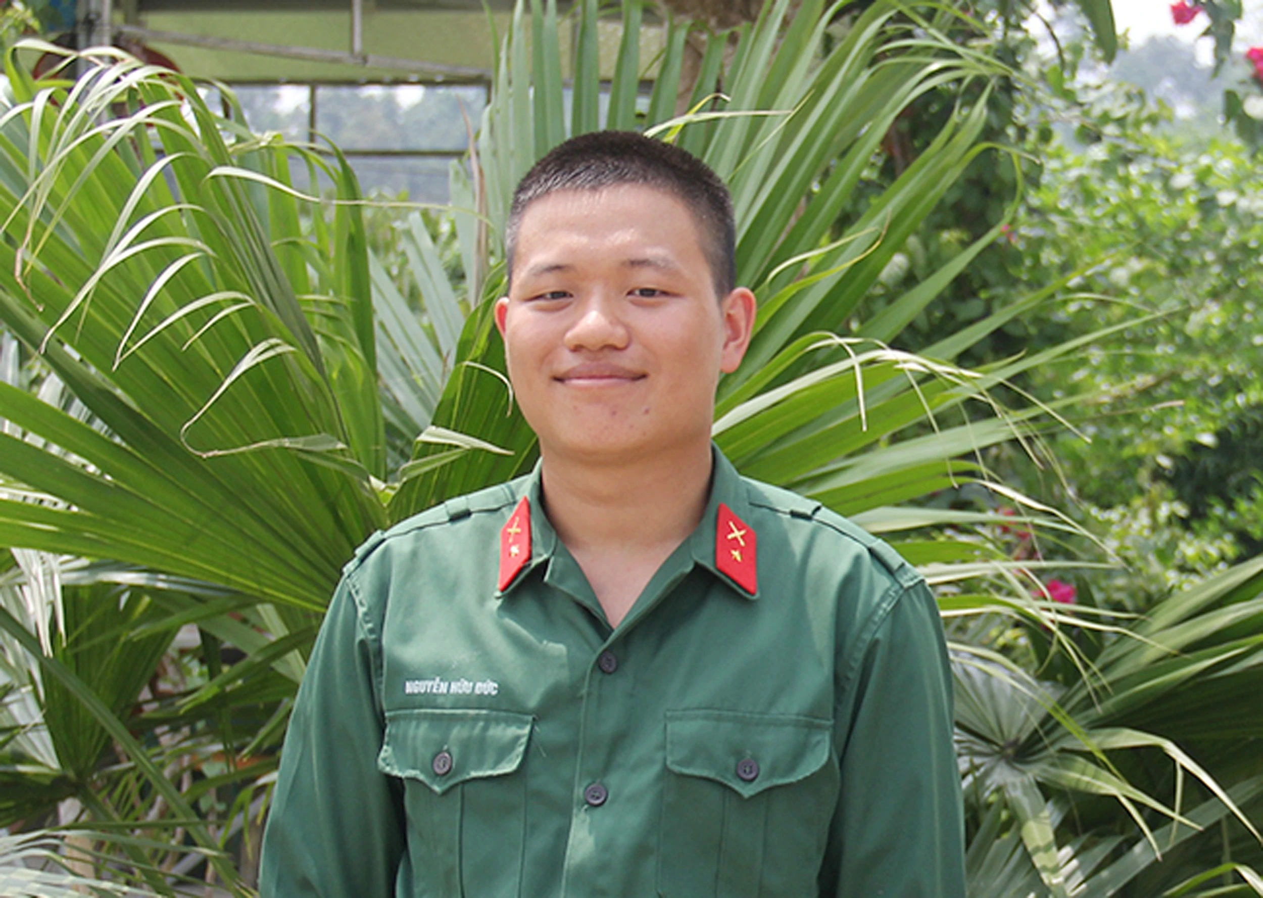 Chiến sĩ Nguyễn Hữu Đức.