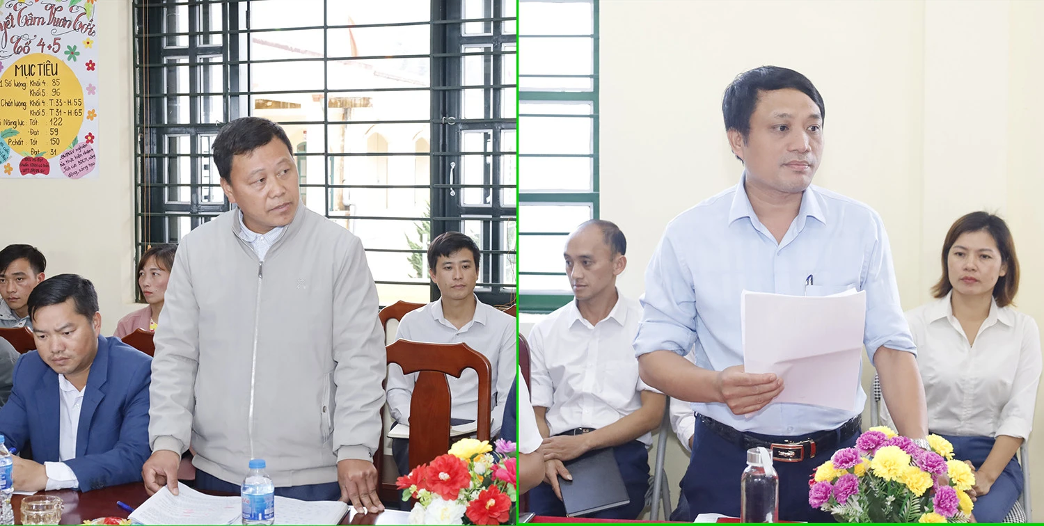 Chủ tịch UBND tỉnh Trịnh Xuân Trường thăm và làm việc tại xã La Pan Tẩn, Tả Thàng (huyện Mường Khương) ảnh 3