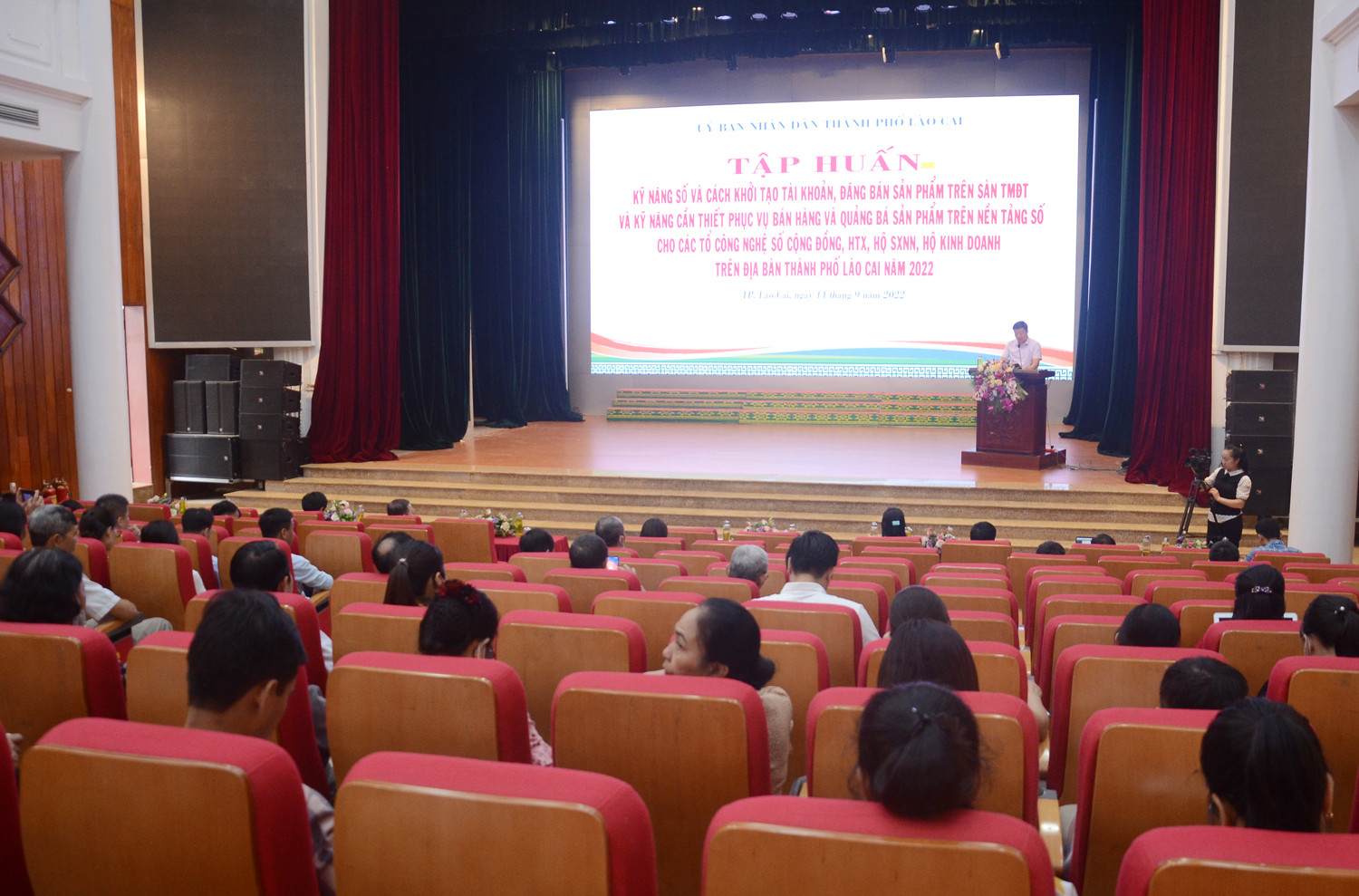 Quang cảnh hội nghị tập huấn.