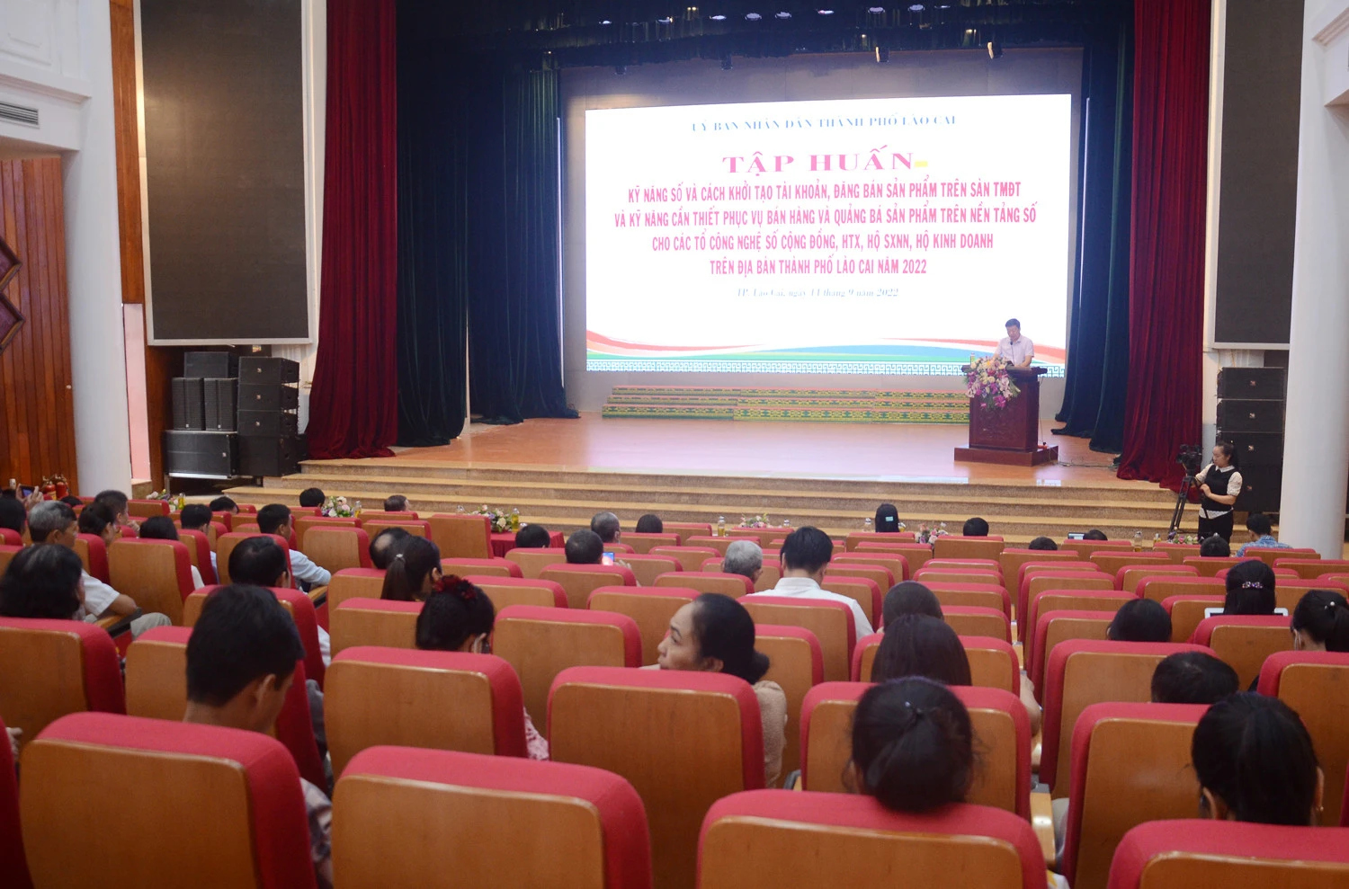 Quang cảnh hội nghị tập huấn.