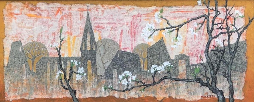 Thưởng lãm tranh “Tiễn Sửu đón Dần” trên nền tảng số ảnh 3 Thưởng lãm tranh “Tiễn Sửu đón Dần” trên nền tảng số ảnh 3