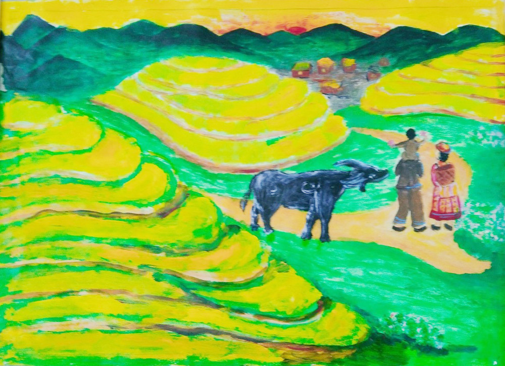 Một số tác phẩm tham gia cuộc thi.