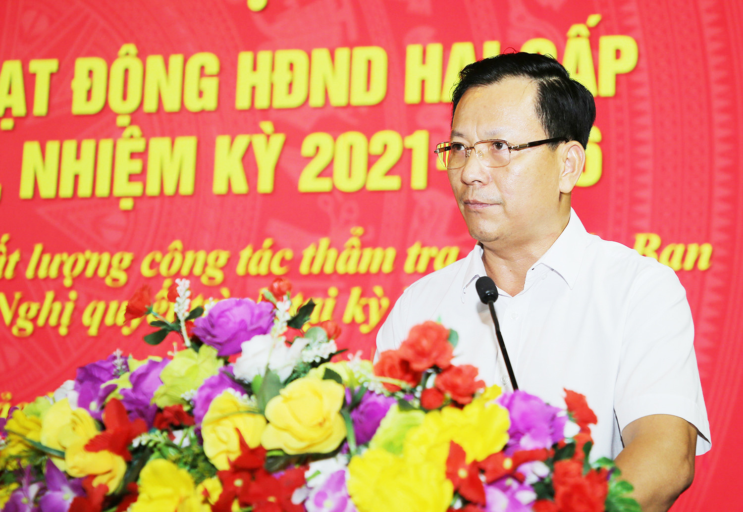 Trao đổi kinh nghiệm hoạt động HĐND hai cấp tỉnh, huyện lần thứ hai, nhiệm kỳ 2021 - 2026 ảnh 7