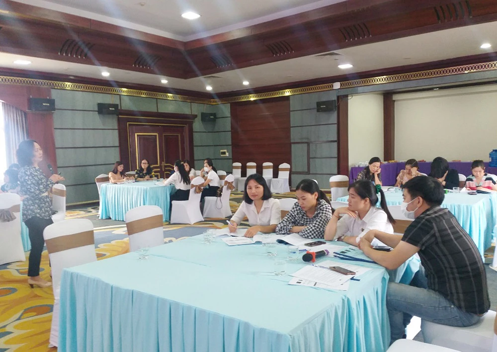 Quang cảnh hội nghị tại điểm cầu Lào Cai. Quang cảnh hội nghị tại điểm cầu Lào Cai.