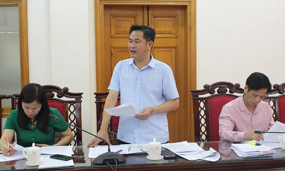 Ban Văn hóa - Xã hội HĐND tỉnh: Thông qua các dự thảo báo cáo trình kỳ họp thứ 6, HĐND tỉnh khóa XVI ảnh 2 Ban Văn hóa - Xã hội HĐND tỉnh: Thông qua các dự thảo báo cáo trình kỳ họp thứ 6, HĐND tỉnh khóa XVI ảnh 2