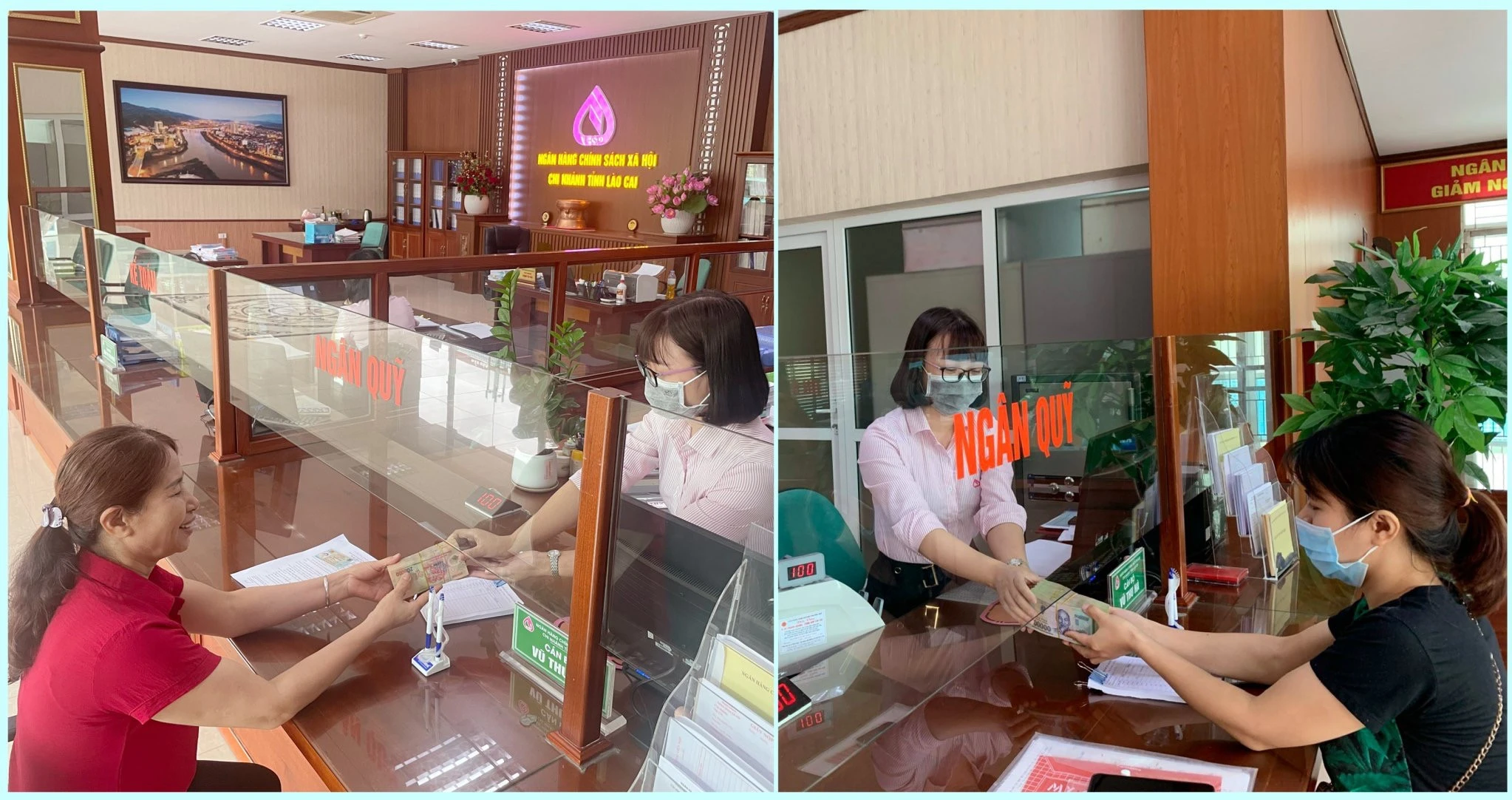 Giải ngân vốn vay cho các đơn vị.