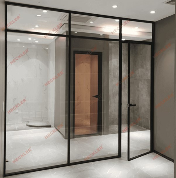 Không gian nội thất rộng rãi hơn nhờ cửa thông phòng nhôm kính slim cao cấp ảnh 4