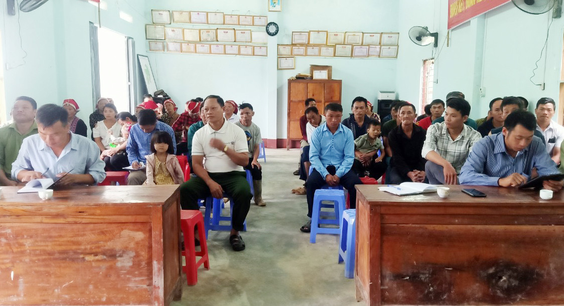 Tuyên truyền, phổ biến pháp luật tại xã Phìn Ngan.