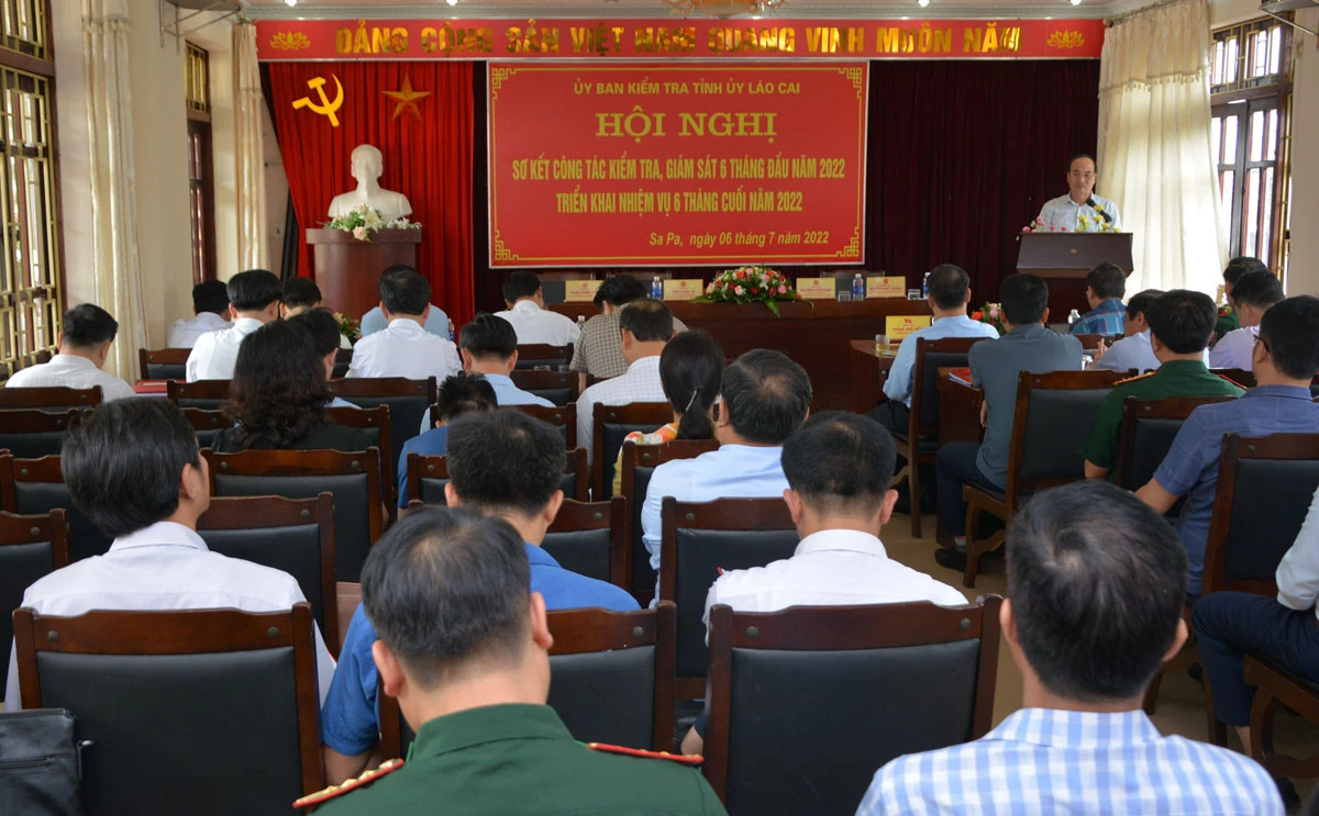 Cấp ủy, ủy ban kiểm tra các cấp tỉnh Lào Cai thi hành kỷ luật đối với 127 tổ chức đảng, đảng viên ảnh 1