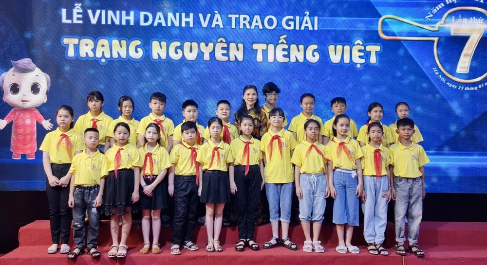  21 học sinh tiểu học được vinh danh tại sân chơi Trạng nguyên tiếng Việt cấp quốc gia ảnh 3