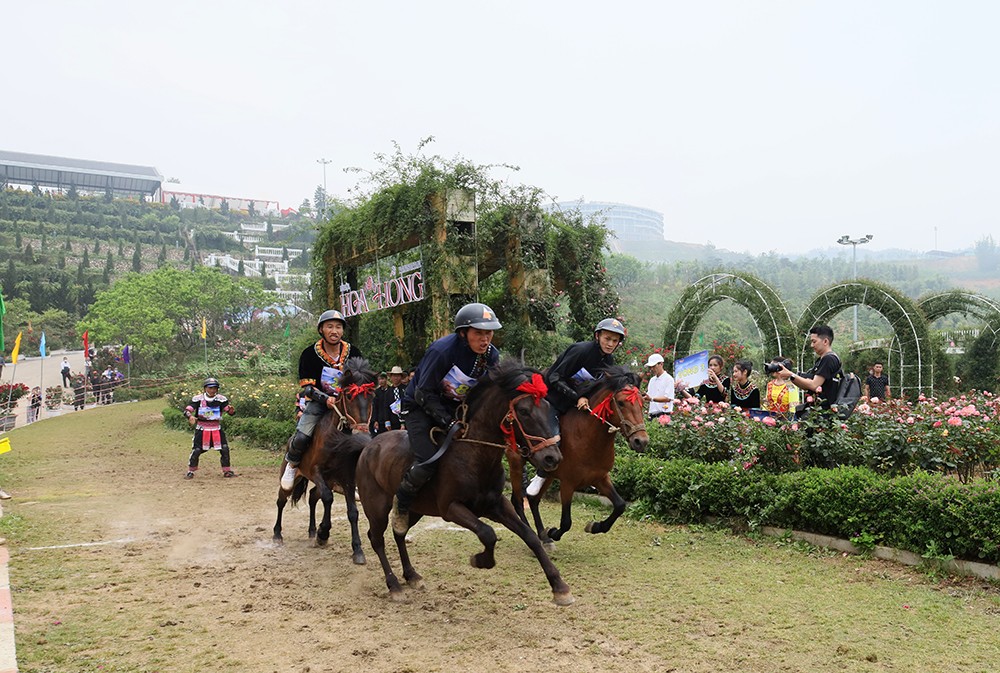 Xuất phát đua vòng sơ loại bảng A. Cuộc đua diễn ra tại khu vực vườn hồng Ga đi cáp treo. Đường đua kịch tính, hấp dẫn.