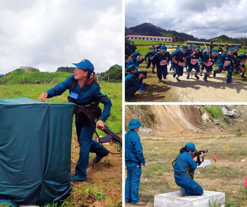 Văn Bàn và Bắc Hà tổ chức Hội thao Trung đội dân quân cơ động năm 2022 ảnh 3