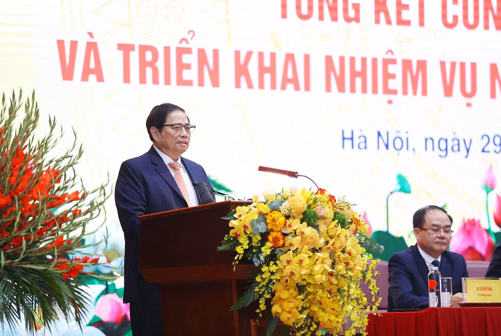 Thủ tướng Chính phủ Phạm Minh Chính phát biểu chỉ đạo hội nghị. Ảnh: TTXVN