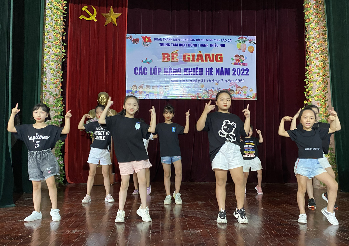 Gần 400 lượt thiếu niên, nhi đồng tham gia học tập 10 bộ môn năng khiếu hè 2022 ảnh 2 Gần 400 lượt thiếu niên, nhi đồng tham gia học tập 10 bộ môn năng khiếu hè 2022 ảnh 2