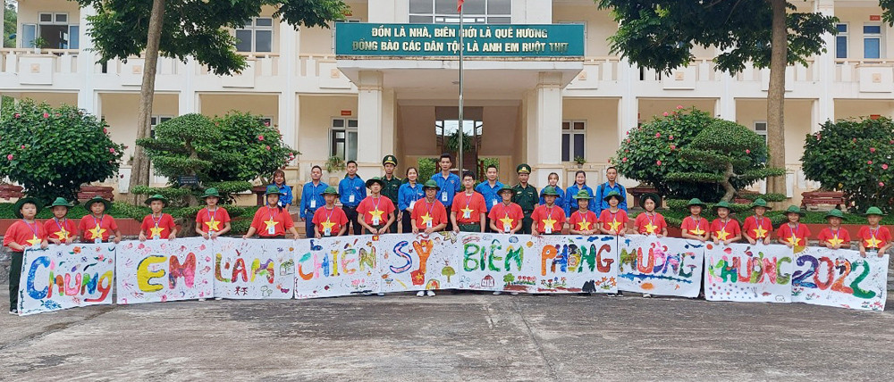 Hiệu quả chương trình “Chúng em là chiến sĩ biên phòng” ảnh 2 Hiệu quả chương trình “Chúng em là chiến sĩ biên phòng” ảnh 2