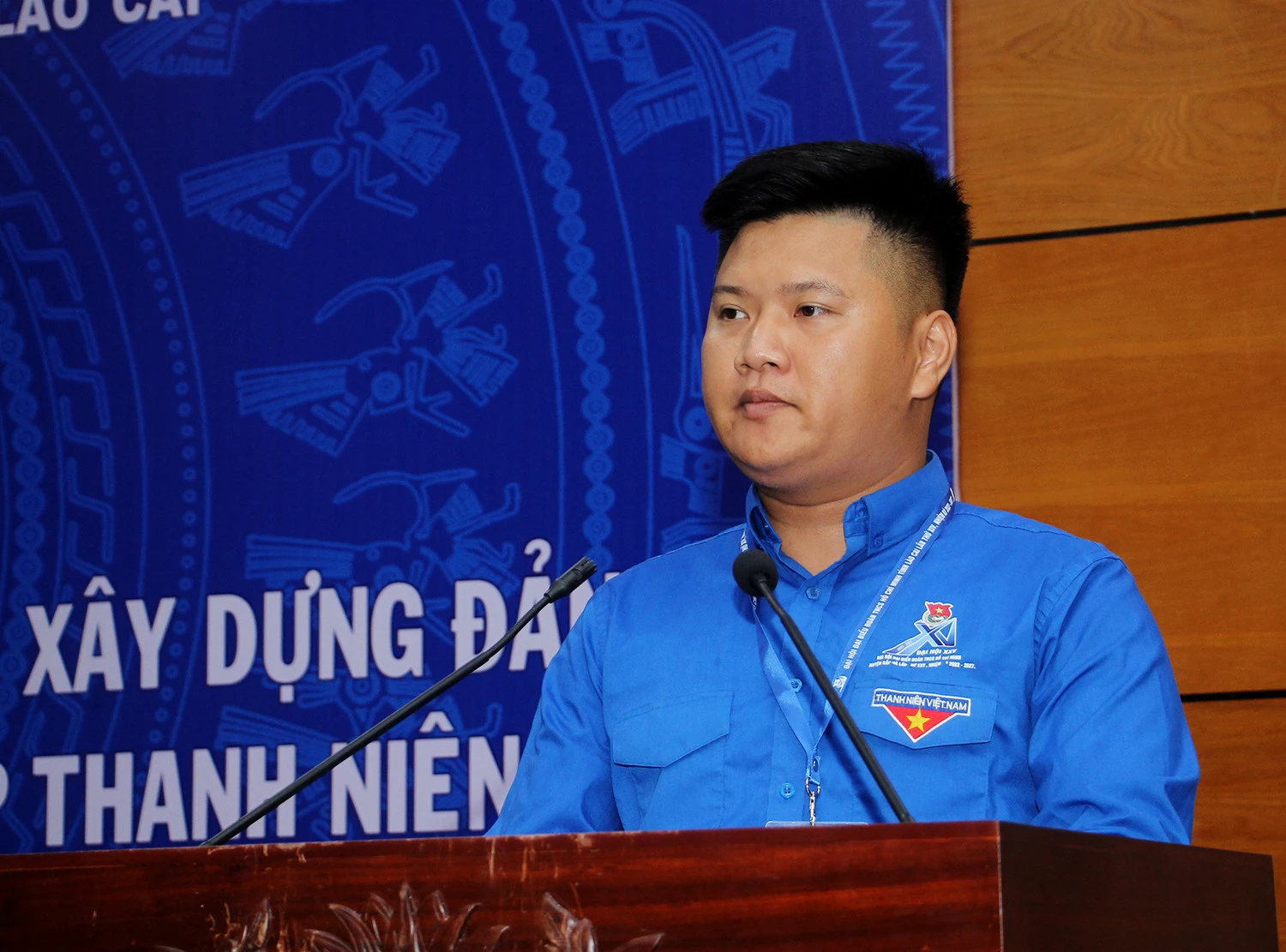 Khai mạc phiên thứ Nhất Đại hội Đại biểu Đoàn TNCS Hồ Chí Minh tỉnh Lào Cai lần thứ XIV, nhiệm kỳ 2022 - 2027 ảnh 8