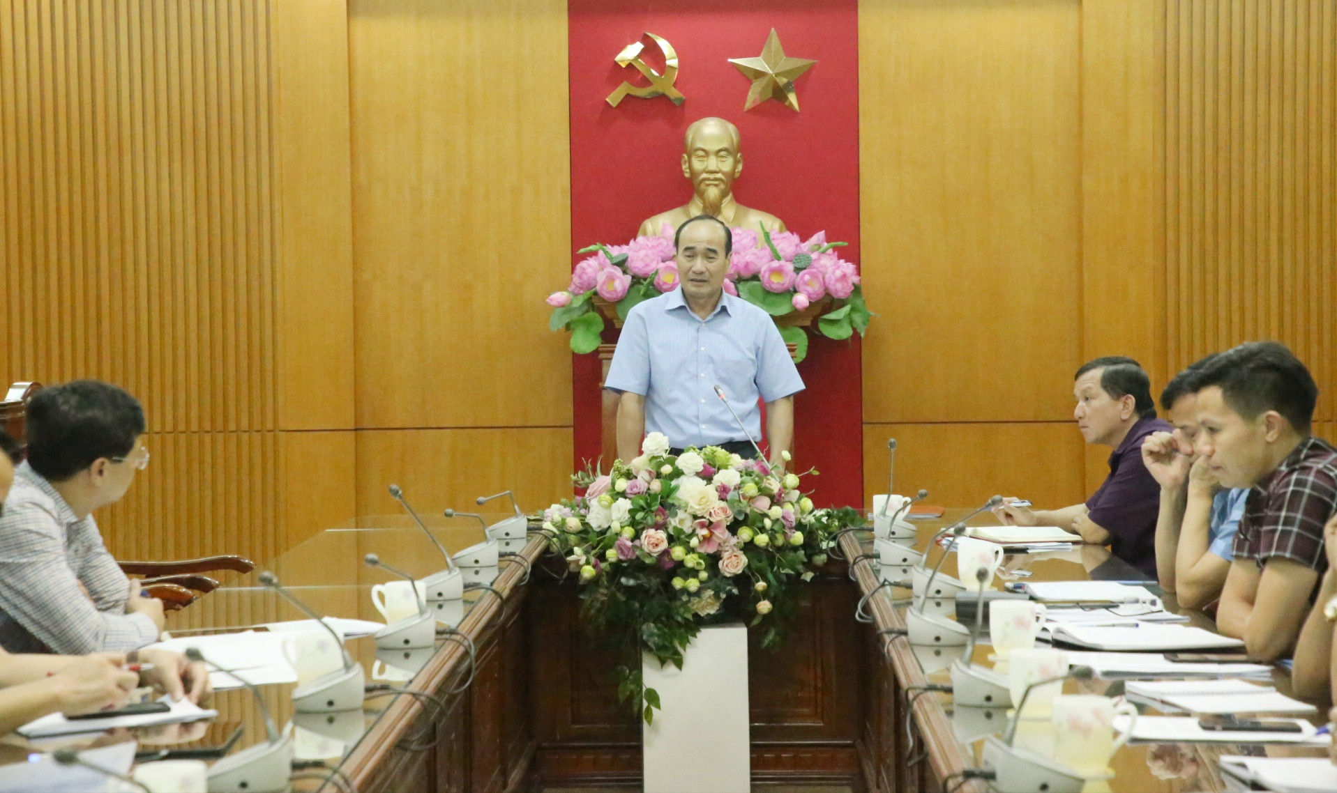 Thường trực Tỉnh ủy giao ban với MTTQ và các tổ chức chính trị - xã hội ảnh 5