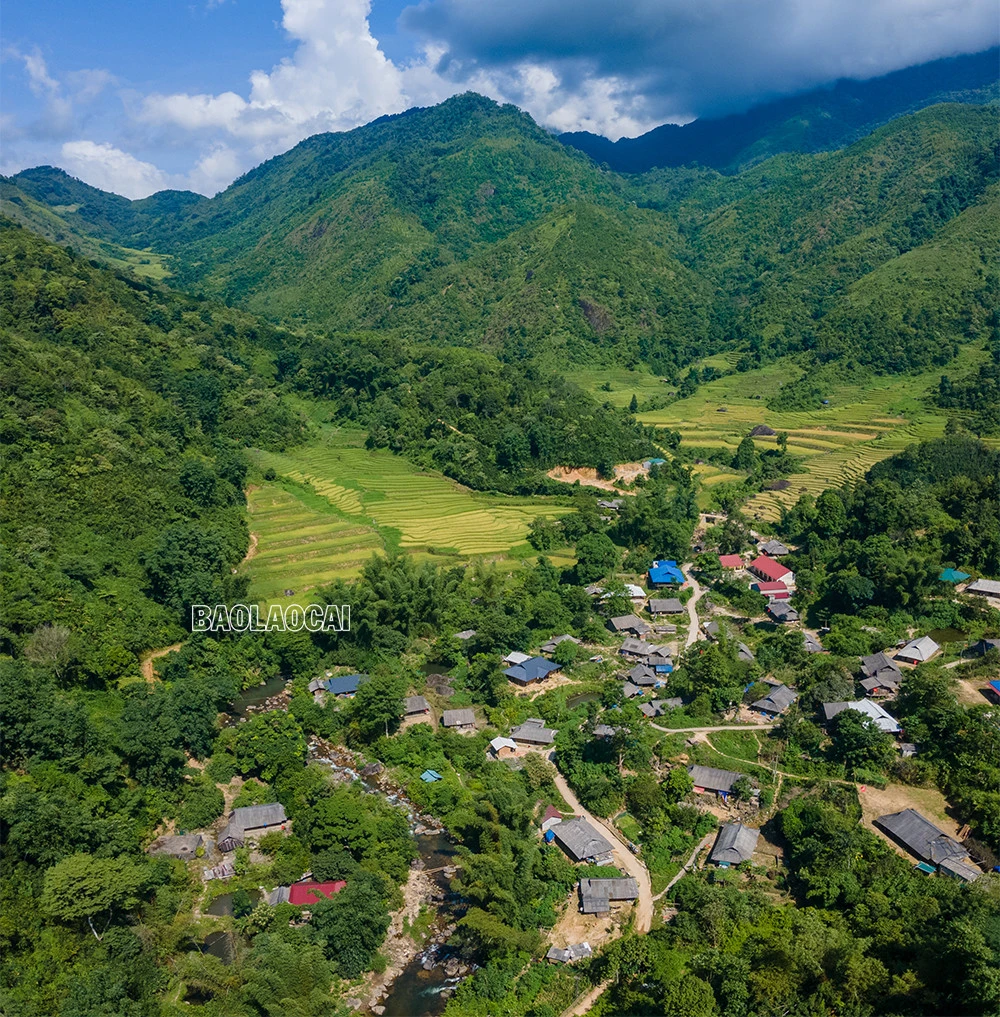 Ngày 2/9 với người Mông xanh là ngày hội lớn. Ngày này, dân bản rộn ràng múa khèn. Người Mông Xanh cư trú chủ yếu ở thôn Tu Thượng và Tu Hạ, xã Nậm Xé, huyện Văn Bàn. Hát ống - nét đẹp văn hóa vẫn được giữ gìn. Trong ngày Tết Độc lập, phụ nữ Mông xanh tập trung từ sáng sớm, mặc trang phục truyền thống cùng vui chơi. Phụ nữ dân tộc Mông xanh. Bản làng của người Mông Xanh ở xã Nậm Xé, huyện Văn Bàn.