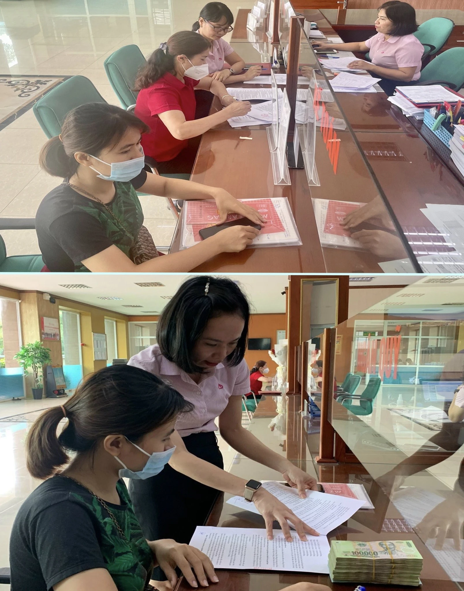 Hướng dẫn các đơn vị làm thủ tục vay vốn.