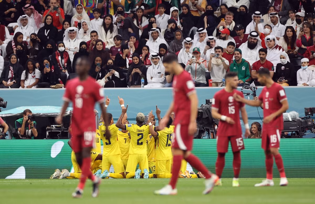 Đội tuyển Qatar có 90 phút thất vọng trong ngày khai mạc World Cup 2022.