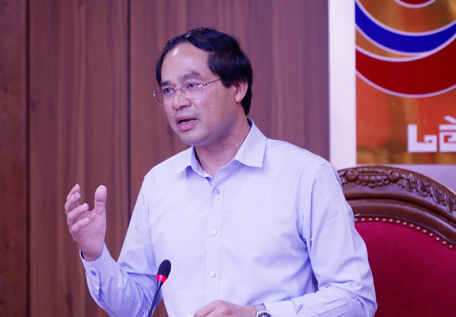 Đồng chí Trịnh Xuân Trường, Chủ tịch UBND tỉnh kết luận hội nghị.