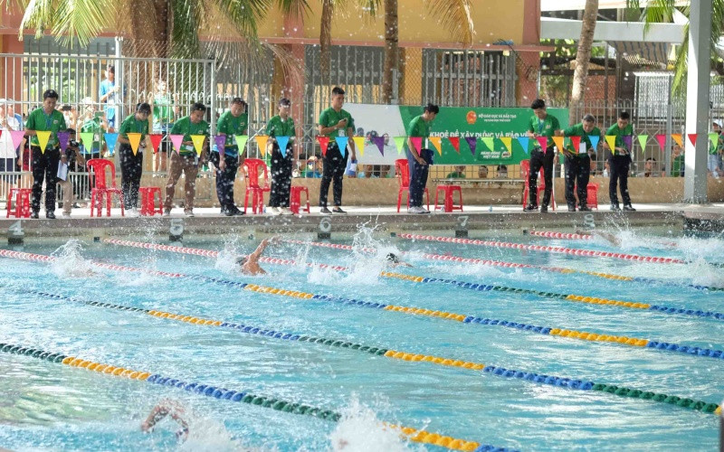 Phát động học bơi an toàn, phòng chống đuối nước ảnh 2 Phát động học bơi an toàn, phòng chống đuối nước ảnh 2
