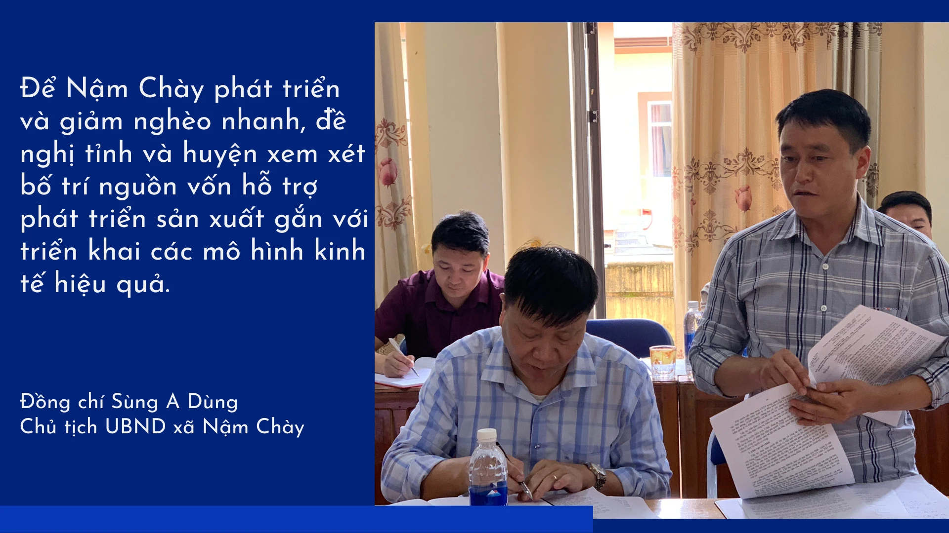 Kiểm tra việc thực hiện nhiệm vụ phát triển kinh tế -xã hội gắn với giảm nghèo bền vững và xây dựng nông thôn mới tại xã Nậm Chày, Dền Thàng ảnh 3