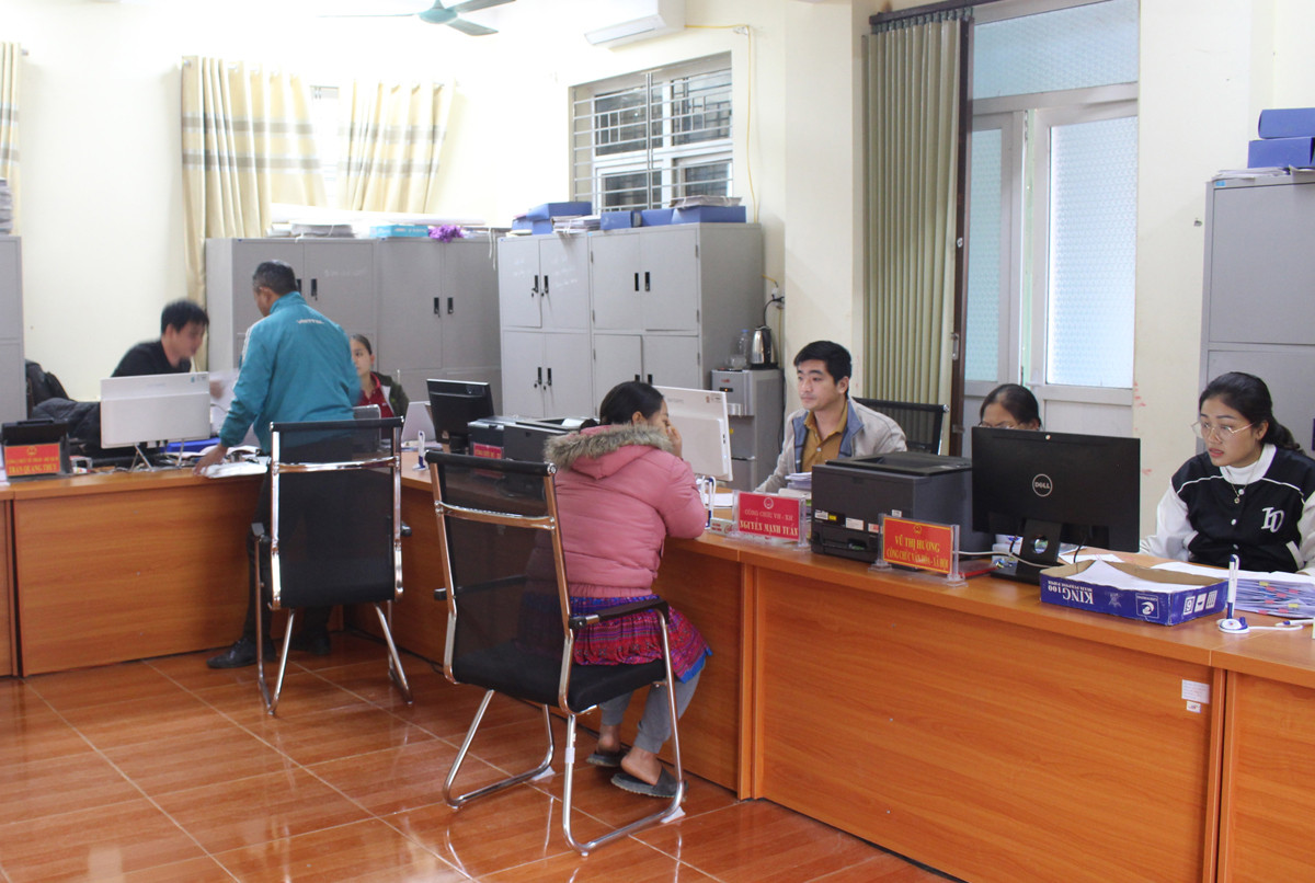 Bộ phận một cửa thị trấn Nông trường Phong Hải. Bộ phận một cửa thị trấn Nông trường Phong Hải.