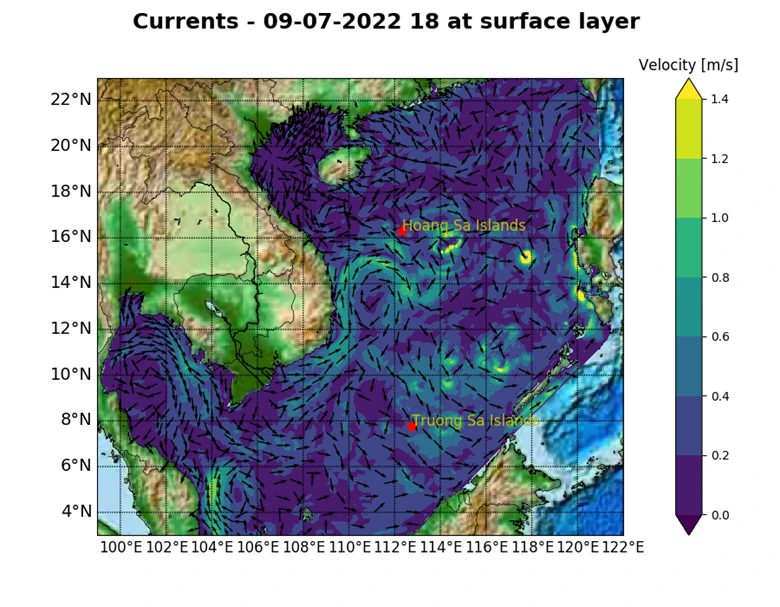 Một vùng áp thấp hình thành giữa Biển Đông ảnh 1