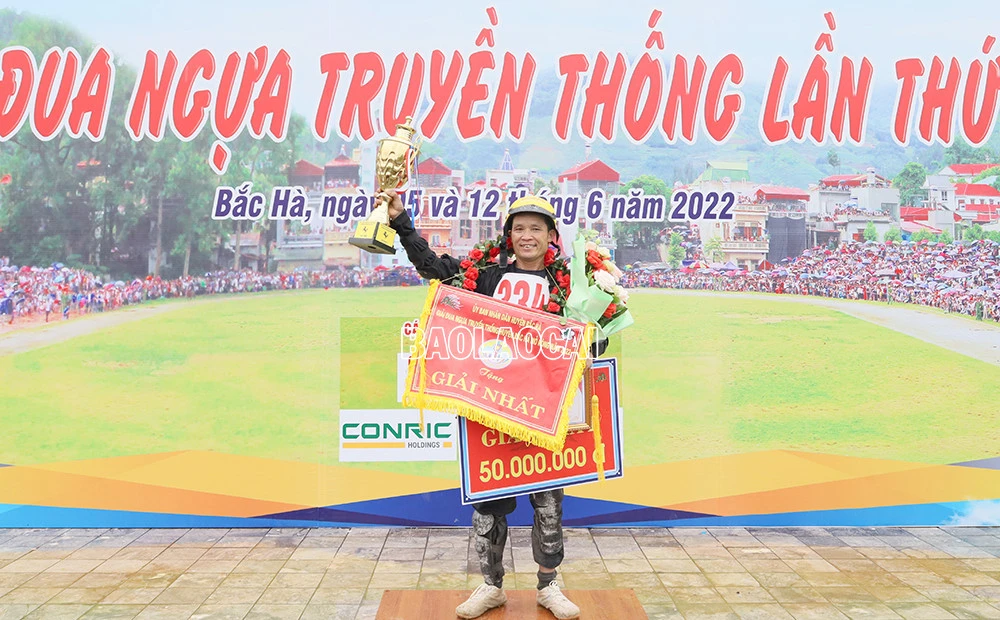 Kịch tính Chung kết Giải đua “Vó ngựa Cao nguyên trắng Bắc Hà mùa hè năm 2022” ảnh 13
