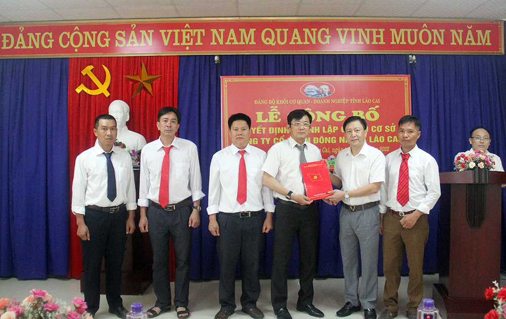 Thành lập Chi bộ Công ty Cổ phần Đông Nam Á Lào Cai ảnh 2