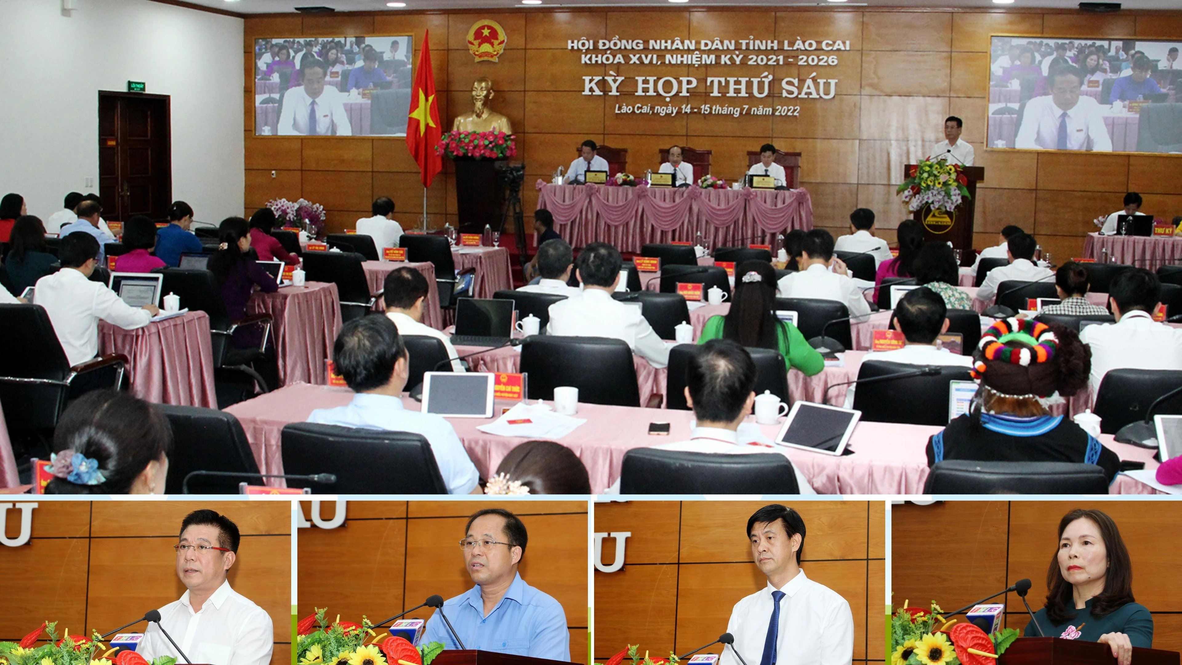 Kỳ họp thứ 6 HĐND tỉnh khóa XVI: Sôi nổi thảo luận, chất vấn, giải trình tại hội trường ảnh 11