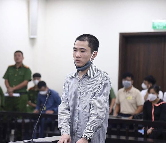 Bị cáo Nguyễn Trung Huyên. Bị cáo Nguyễn Trung Huyên.