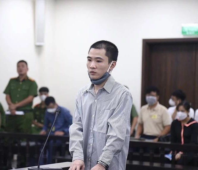 Bị cáo Nguyễn Trung Huyên.