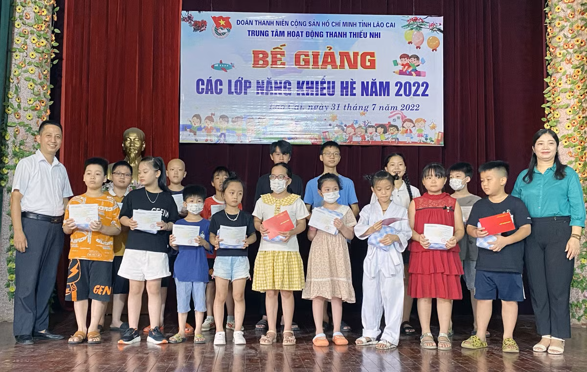 Gần 400 lượt thiếu niên, nhi đồng tham gia học tập 10 bộ môn năng khiếu hè 2022 ảnh 4